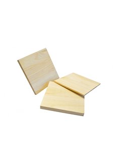 Phoenix 10 stuks houten breekplanken L30 x B30 Cm (6,10,15,20,25,30 mm dik)