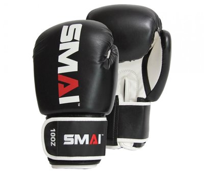 Phoenix PU bokshandschoenen, zwart-wit