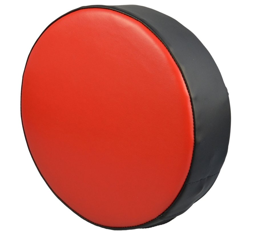 hard rond trapkussen, zwart-rood