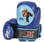 Junior bokshandschoenen PU blauw BUDOBAERT