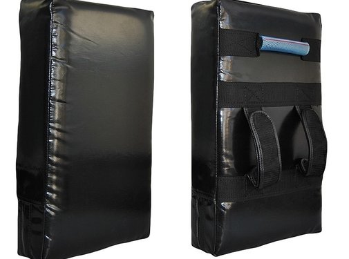 Phoenix Recht trapkussen L50 x B30 x D10cm, zwart PU