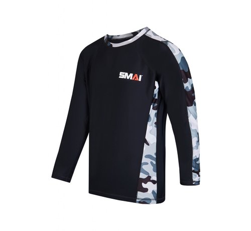 Phoenix  rashguard, zwart-camo