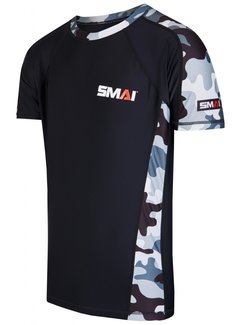 Phoenix rashguard, zwart-camo