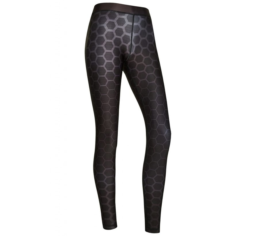 PX dames Legging, zwart-grijs