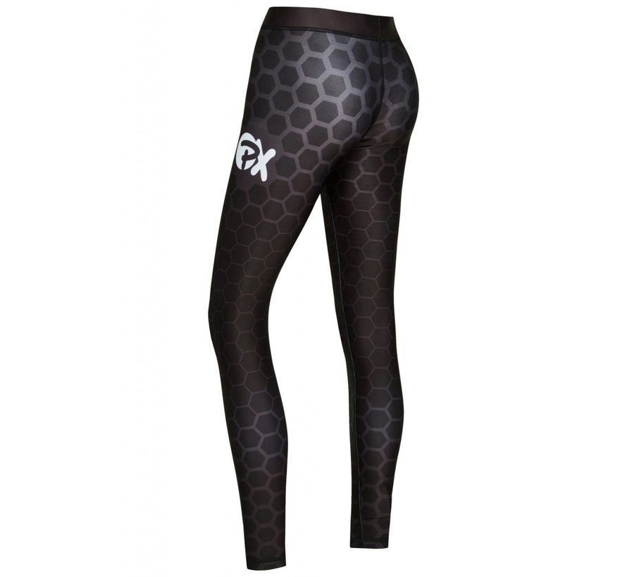 PX dames Legging, zwart-grijs