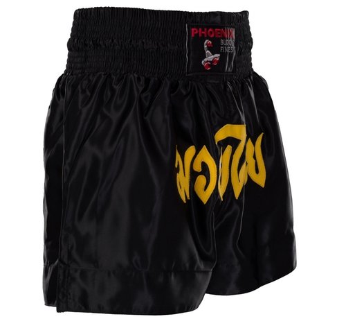 Phoenix BUDO's FINEST Thai Shorts zwart