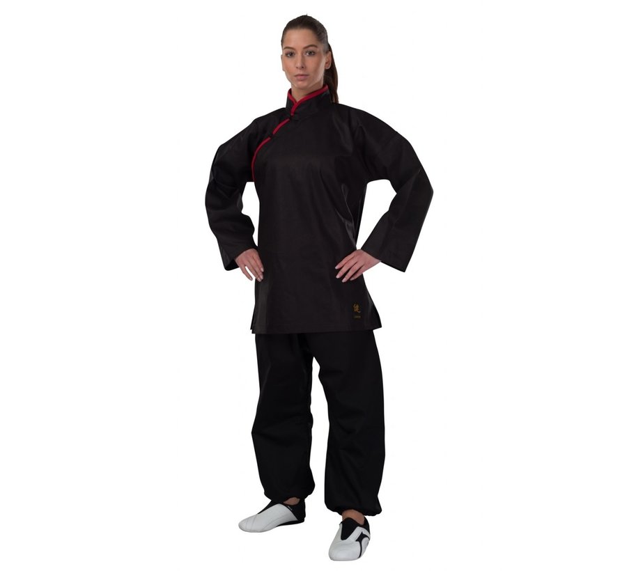 Kung Fu jas, zwart