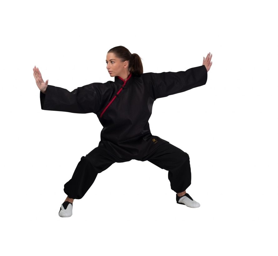 Kung Fu jas, zwart