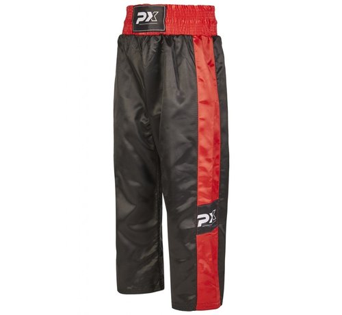 Phoenix PX kickboksbroek TOPFIGHT, zwart-rood