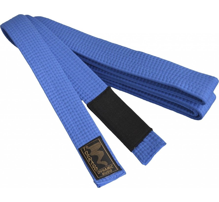 Braziliaans jiu jitsu band, blauw met zwarte streep