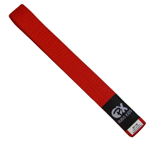 Phoenix PX Budo kinder soepele vechtsportband, rood