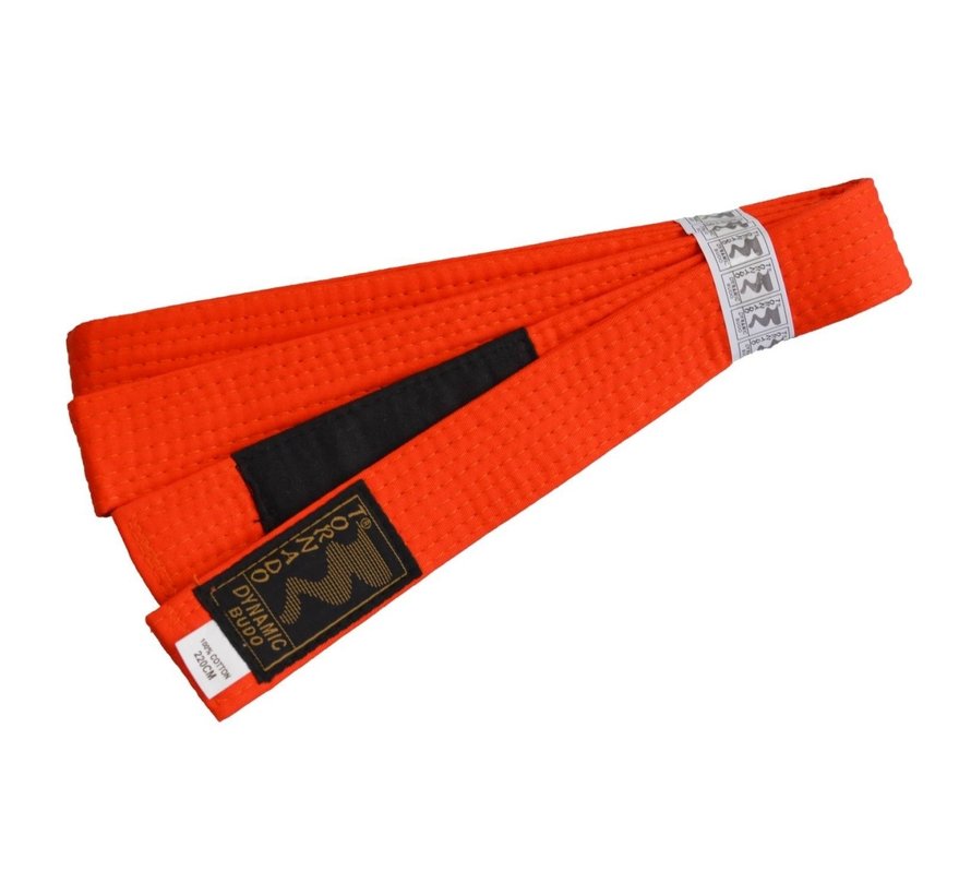 Kinder braziliaans jiu jitsu band oranje