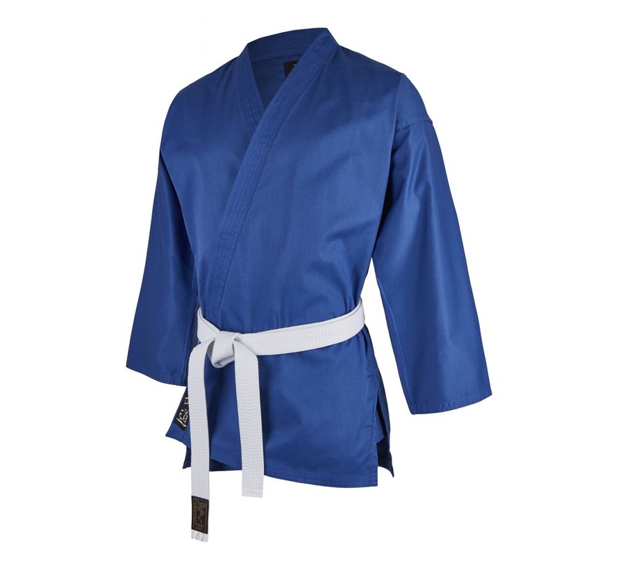 standaard vechtsport jas blauw