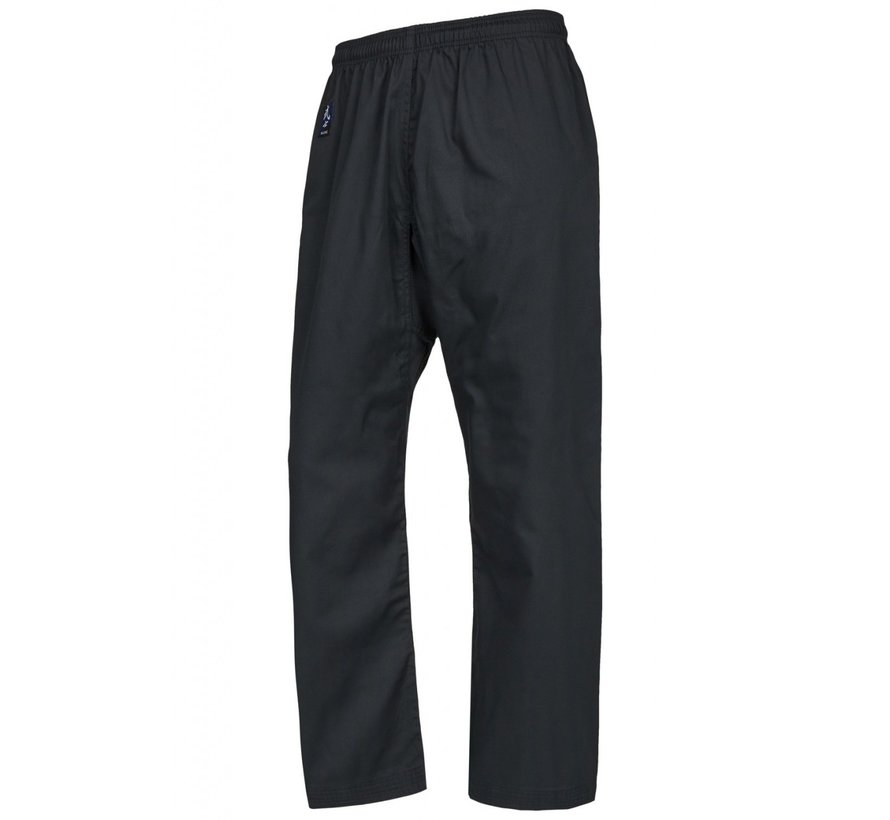 BASIC broek zwart, 8oz, elastische taille