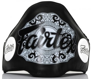 Fairtex Trainer Leather Belly Pad, zwart