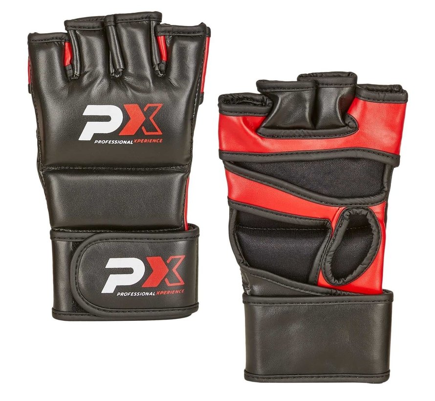 PX Pro Tech MMA Gloves, zwart, PU