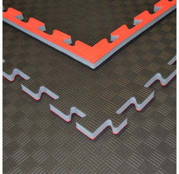 Phoenix Puzzelmat zwart rood 100x100x2cm