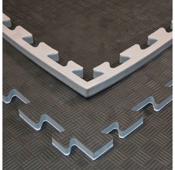 Phoenix Puzzelmat zwart grijs 100x100x2cm