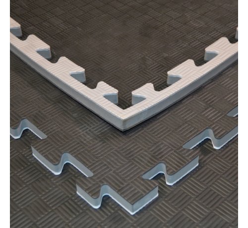 Phoenix Puzzelmat zwart grijs 100x100x2cm  - met staffelkorting