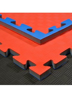 Phoenix Judomat puzzelmat blauw rood 100x100x2cm - met staffelkorting