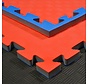 Judomat puzzelmat blauw rood 100x100x2cm - Gratis verzonden
