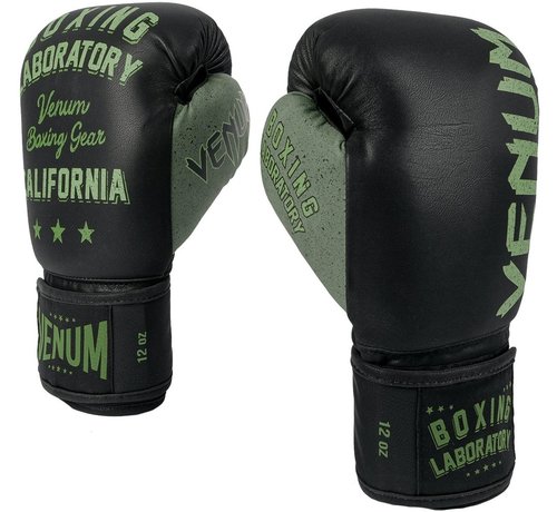 Venum Boxing Lab bokshandschoenen - zwart/khaki
