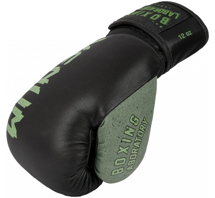 Boxing Lab bokshandschoenen - zwart/khaki