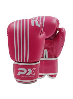 Phoenix PX bokshandschoenen SPARRING,PU, roze-wit