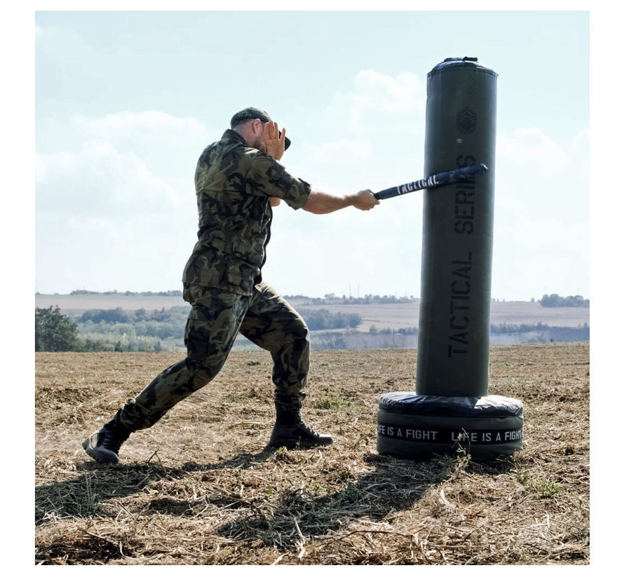 Universele vrijstaande bokszak 3 in 1  - groen ARMY - L170cm