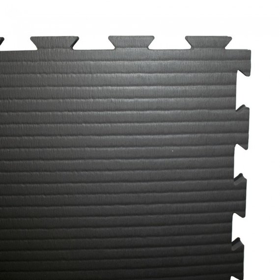 Puzzelmat 100 x 100 x +-2,5 cm Zwart/grijs - Gratis verzonden