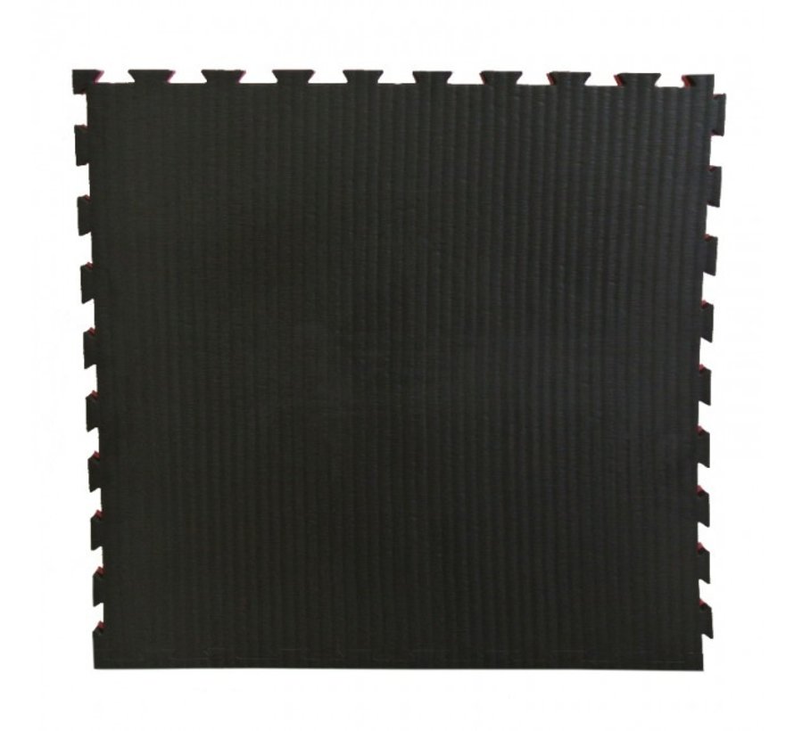 Puzzelmat 100 x 100 x 4 cm  Rood zwart