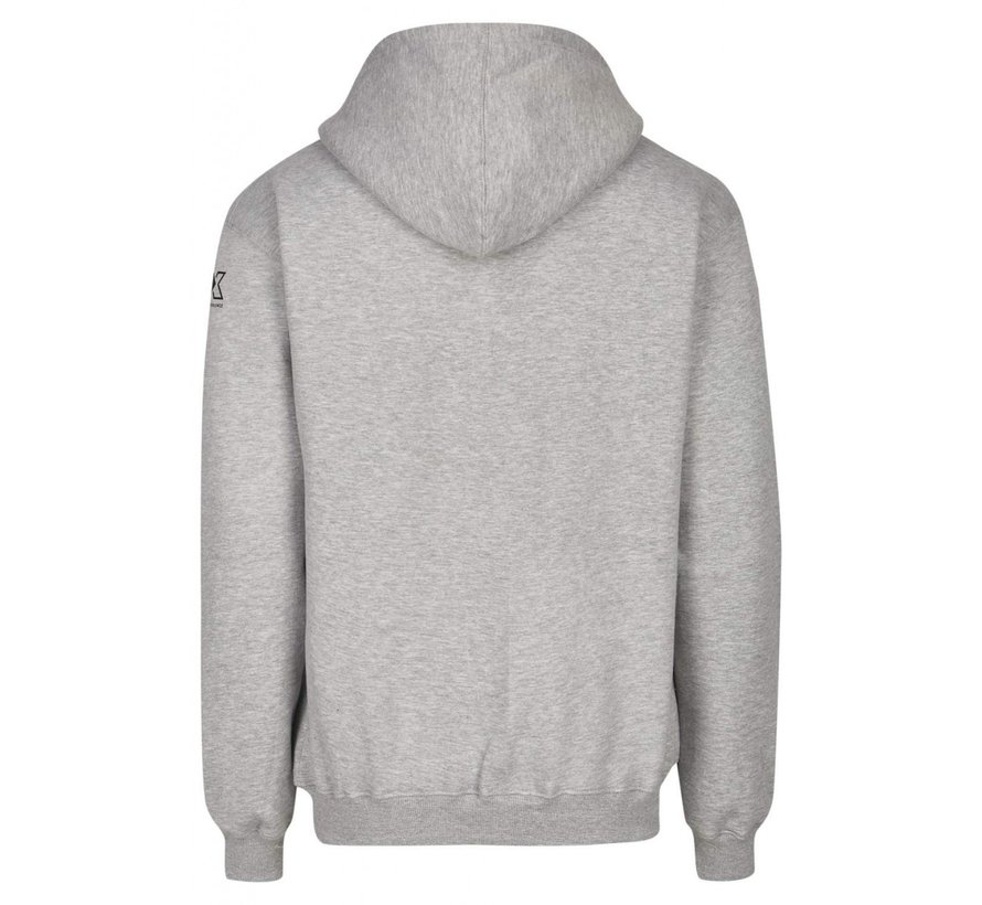 PX Zip Hoodie, grijs-zwart