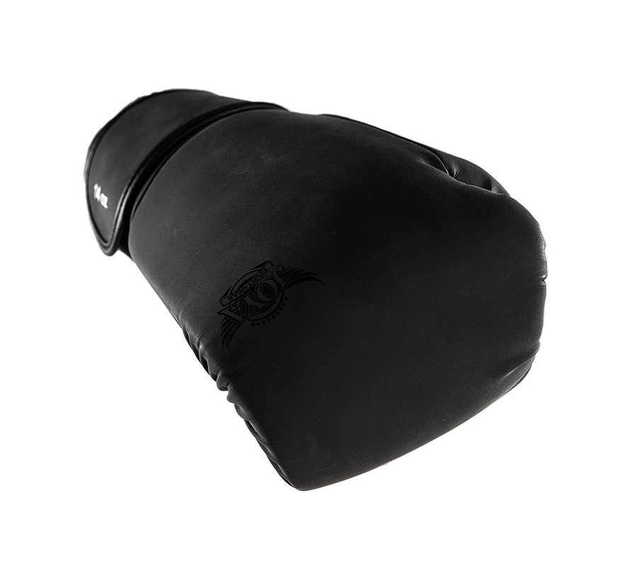 MAX - Kickbokshandschoen - Zwart (PU)