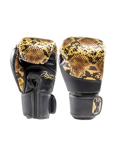 Joya Thailand Kickboxing Glove - Snake - Goud Zwart -