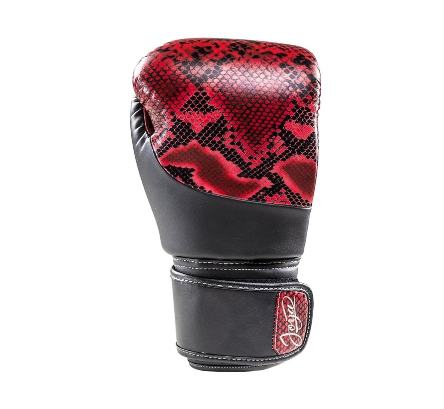 Thailand Kickboxing Glove - Snake - Rood Zwart -