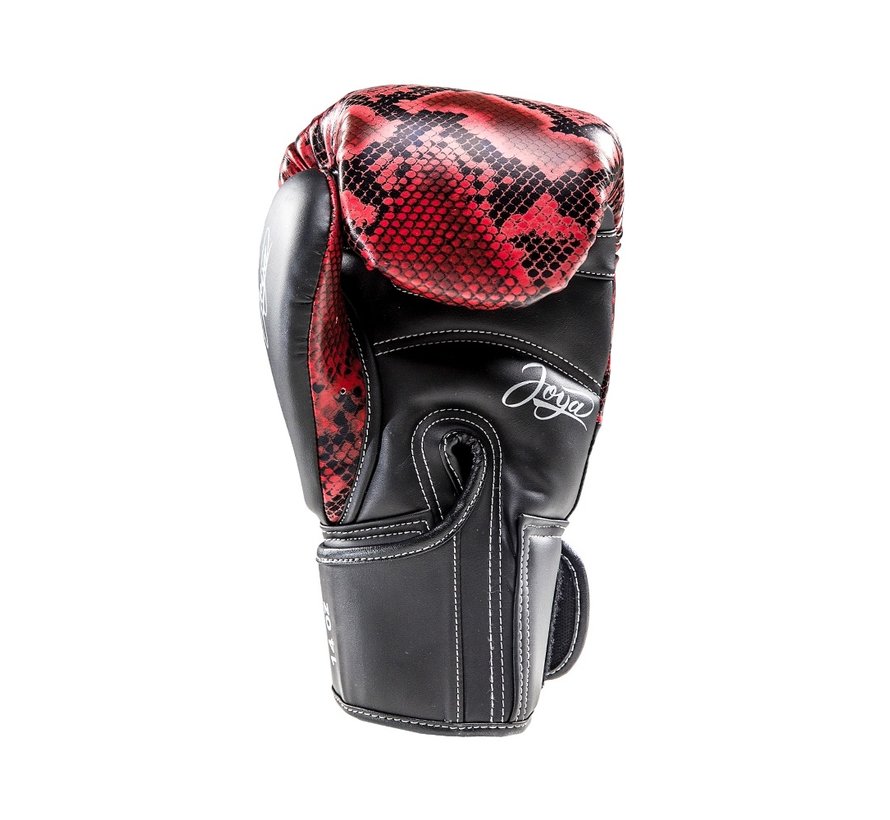 Thailand Kickboxing Glove - Snake - Rood Zwart -