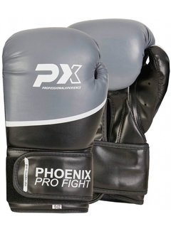 Phoenix PX PRO FIGHT PU bokshandschoenen zwart-grijs