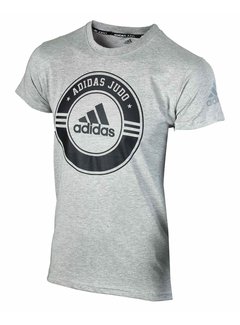 Adidas T-Shirt Combat Sport Judo grijs-zwart