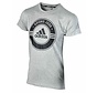 T-Shirt Combat Sport Judo grijs-zwart - Maat 140 Cm - OP=OP