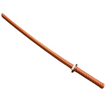 Phoenix Kunststof bruin oefenzwaard - bokken 100 cm