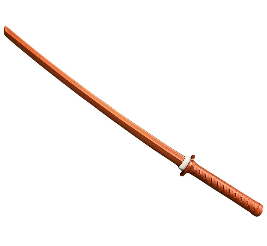 Kunststof bruin oefenzwaard - bokken 100 cm