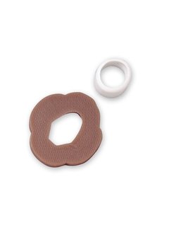 Fuji Mae Tsuba + Rubber Ring voor bokken