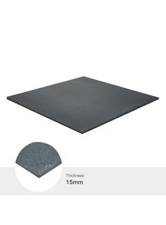 Best Fightshop Rubber fitness tegel Standard Grijs 100x100 - Gratis verzonden