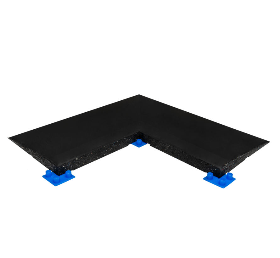 Hoek voor rubber fitness tegel (voor connect tegel)