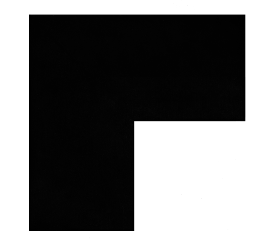 Hoek voor rubber fitness tegel (voor connect tegel)