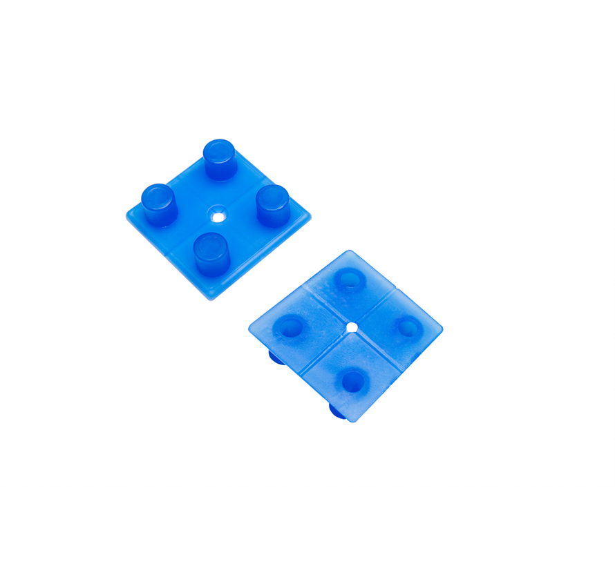 Rubber fitness tegel schuine zijde (voor connect tegel)