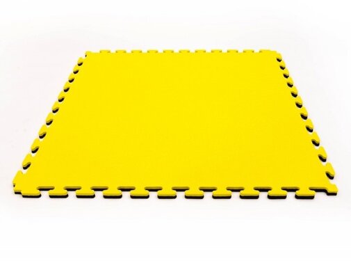 M- Zwart gele Puzzelmatten 2cm- Gratis verzonden