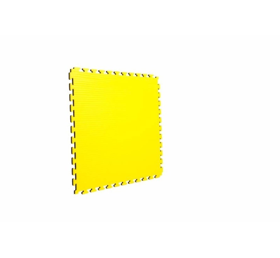 Zwart gele Puzzelmatten 2cm