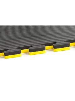 M- Zwart gele Puzzelmatten 2cm