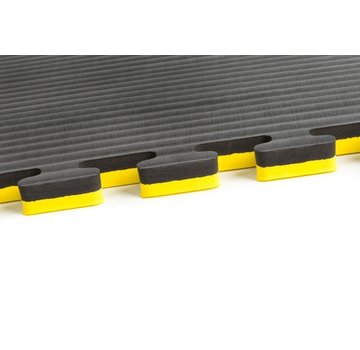 M- Zwart gele Puzzelmatten 2cm
